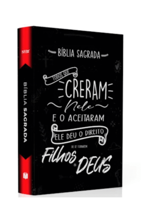 BIBLIA SAGRADA CRERAM NELE | NVI | LETRA NORMAL | CAPA BROCHURA